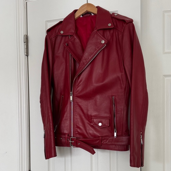 Zara Other - Zara Men's Moto Faux Leather Jacket -S